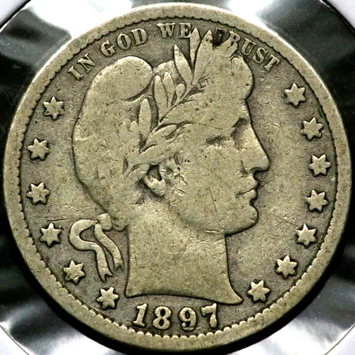 1897-O Barber Head Quarter 25C  R1035