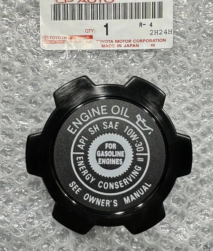 95 - 97 TOYOTA TERCEL DX SR5 1.5L TAMPA DE ENCHIMENTO DE ÓLEO DO MOTOR FABRICANTE DE EQUIPAMENTO ORIGINAL NOVO - Imagem 4 de 4