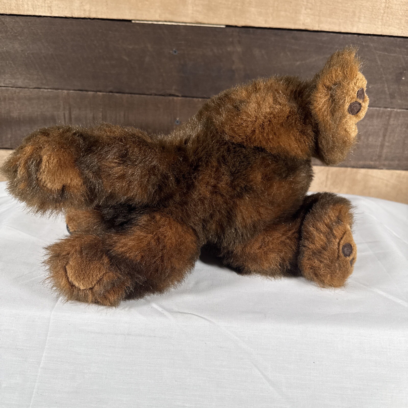 Purr-fection by MJC Brown Bear Plush Stuffed Animal Toy Vintage Teddy 11”