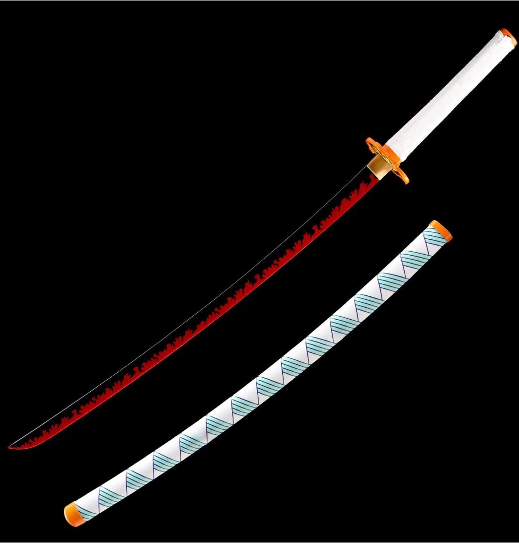 GRIM(2018)/OROCHI/仏レーベル<ATHANOR>限定300 Demon slayer rengoku sword high Carbón steel Blade 1045 Full