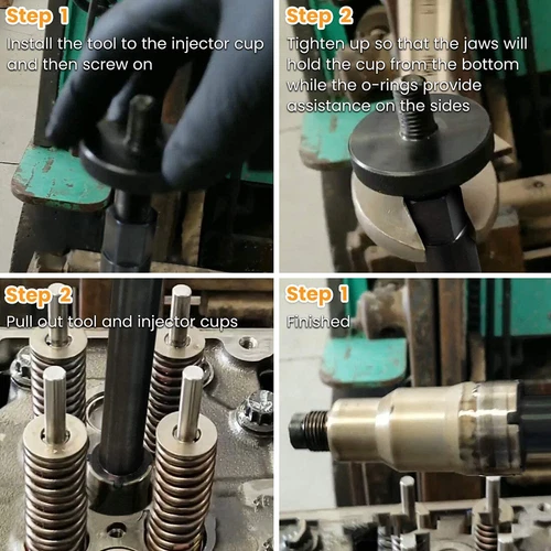 Injector Cup Remover Engine Barring Timing Removal Install Tool for Detroit Dies - Bild 16 von 16