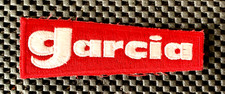 GARCIA VINTAGE EMBROIDERED SEW ON ONLY PATCH FISHING RODS REELS 5" x 1 3/4" NOS