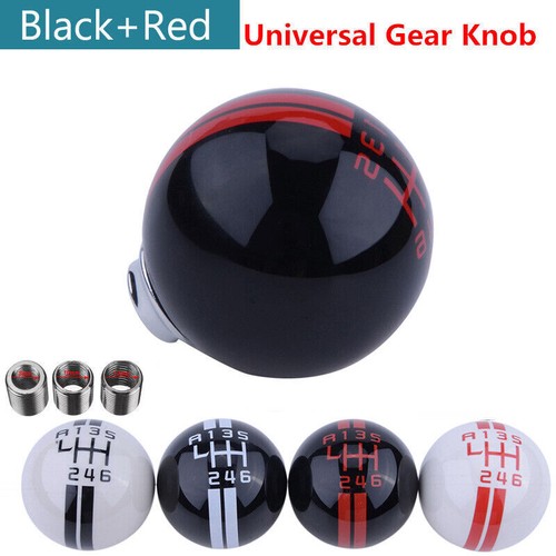 Black Manual Stick Gear Shift Knob 6 Speed Handle For Ford Mustang Shelby GT500 - Picture 5 of 9
