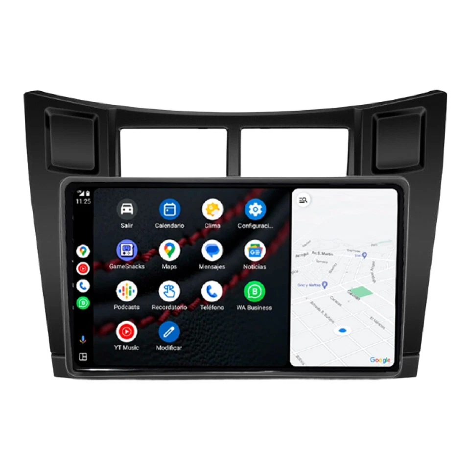 Autoradio Android per Toyota Yaris 2005-2012 -Octacore 4GB 64GB  -Telecamera - Immagine 3 di 4
