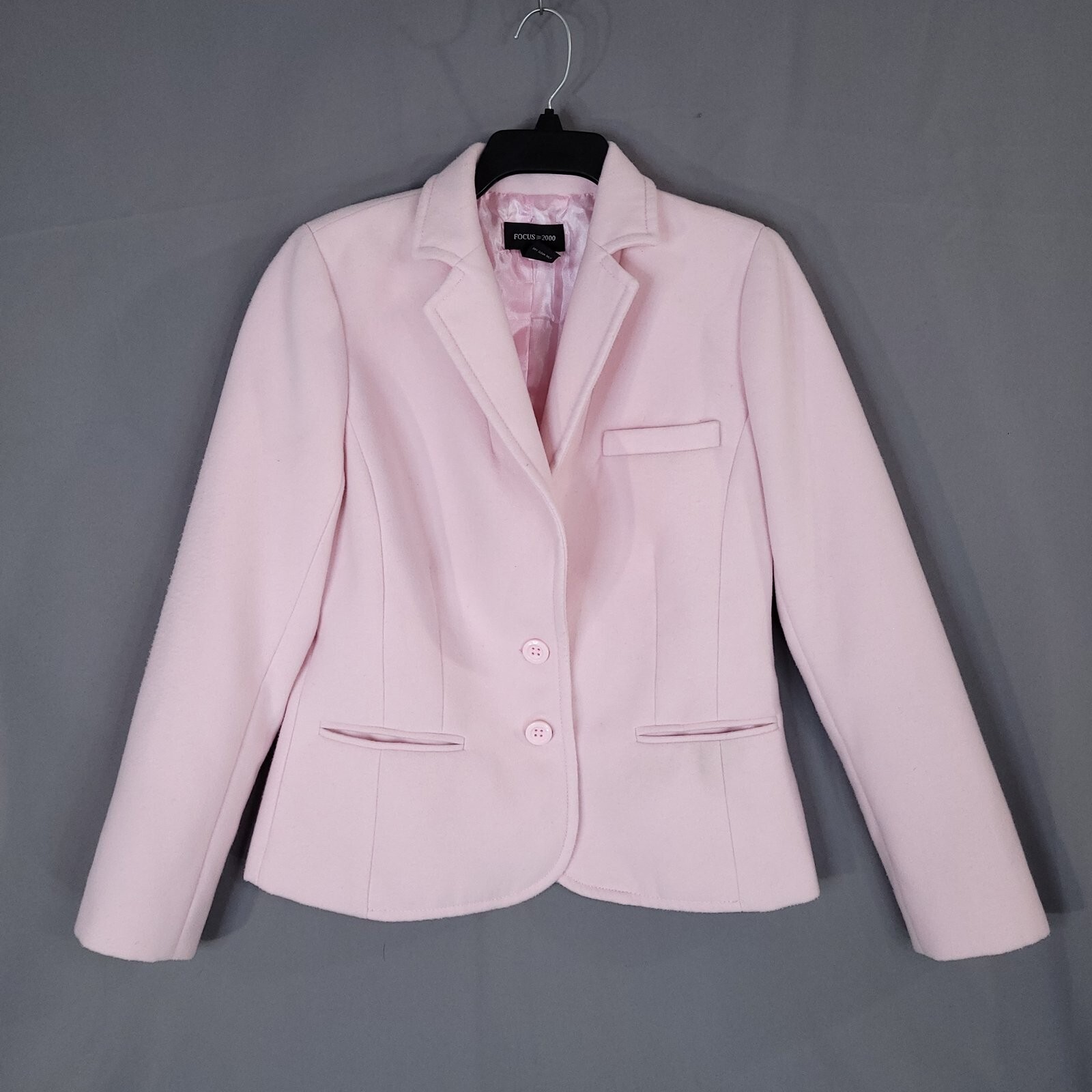 Focus 2000 Women's Button Front Jacket Lined Long… - image 1