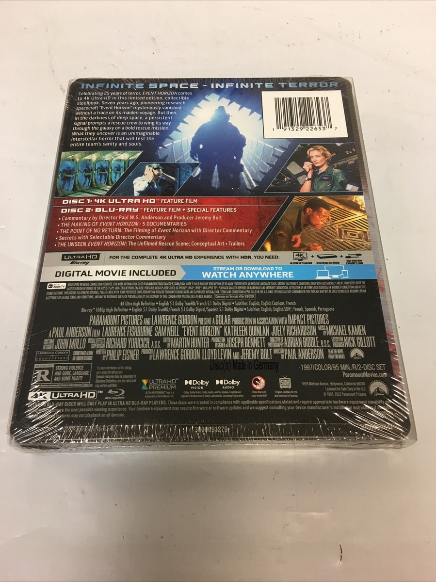 Event Horizon (25th Anniversary Edition) (Ultra HD Blu-ray Digital
