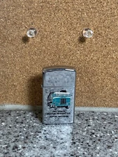 1976 Zippo Lighter -Truck Tri-State Motor Transit Co. VINTAGE Zippo Slim WORKS
