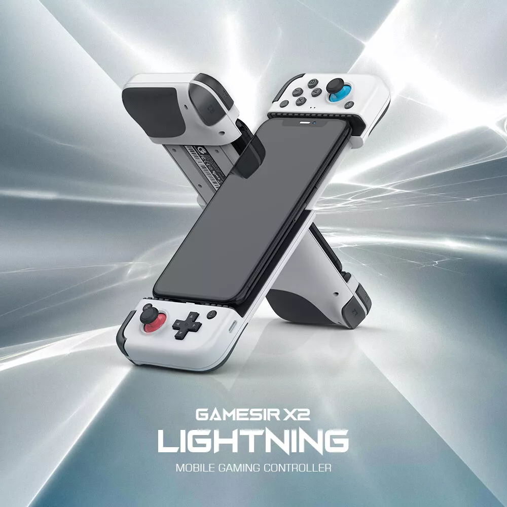 X2 Lightning Mobile Controller for iPhone iOS, Xbox game pass, COD,   Luna