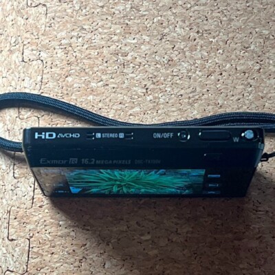 Sony DSC-TX100V Cyber-shot Black 16.2MP Digital Camera Used From