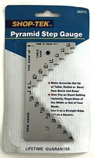 Shop-Tek Pyramid Step Gauge Made in Taiwan (Aluminum)