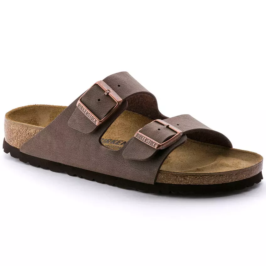 Birkenstock Men s Arizona Birkibuc Leather Sandals Lightweight