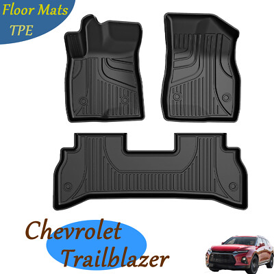 Car Floor Mats Liners All Weather Fit For Chevrolet Trailblazer AWD 2021-2024