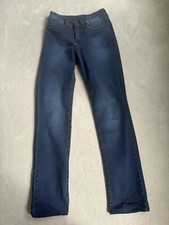 Jonny Q Women's Jeans EU34 UK8 in Dark Blue Cotton with Polyester