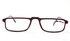 Vintage ELLESSE LS24 Brown Charcoal Frame Glasses 1980s  Unisex