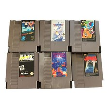 Lote De 6 Juegos Nintendo NES - Lucha Libre Profesional, Top Gun, Jaws T&C Surf Designs ET��C