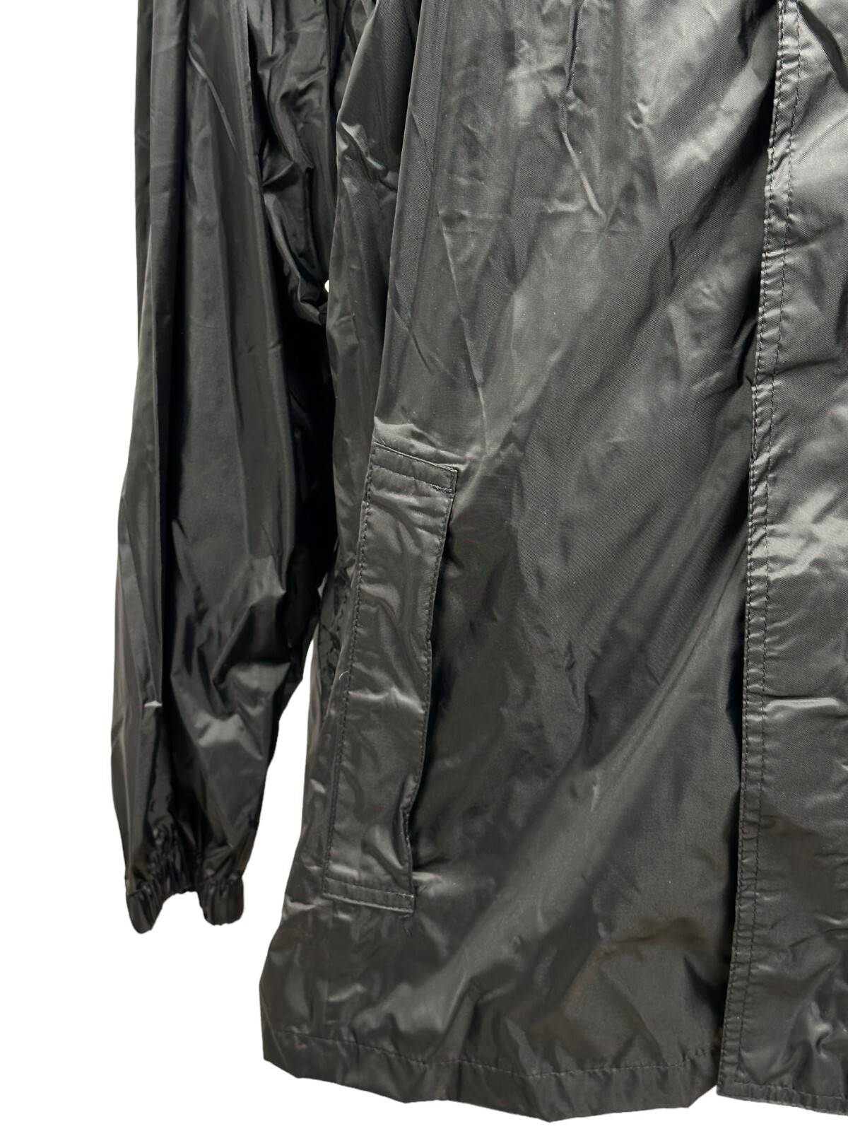 TRESPASS Pack Away Jacket Size Medium Black NEW Rain Shower OverCoat