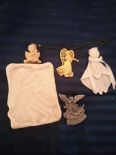 Collection of 5 Misc Angel Items, Pins, etc