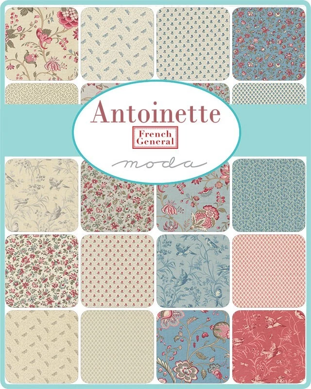 ANTOINETTE 3 Charm Packs Moda Fabric Collage Quilting French General sew 13950PP - Image 2 of 4