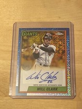 2025 Topps Series 1 #90CA-WC Will Clark Gold #/50 Autograph SF Giants