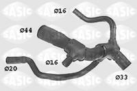 Sasic SWH6653 Radiator Hose For Ford
