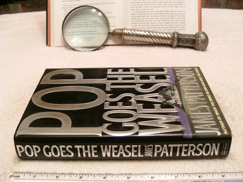 James Patterson *POP GOES THE WEASEL* HC/DJ 1st Edition - 1st Printing Foto 2 de 4