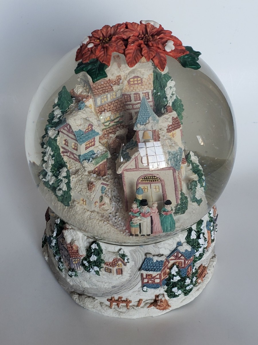Vintage 90s Christmas Winter Wonderland Hand Painted Snow Vintage 90s Christmas Winter Wonderland Hand Painted Snow