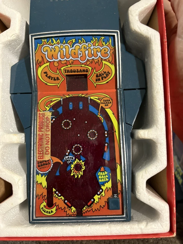 Vintage 1979 Parker Brothers Wildfire Jogo de Pinball Testado e Funcionando com Caixa - Imagem 2 de 4