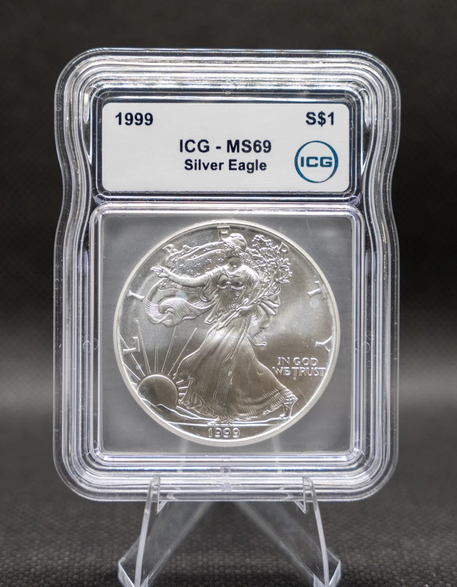 American Eagle MS 69 Graded 1999 Silver Bullion Coins for sale | eBay