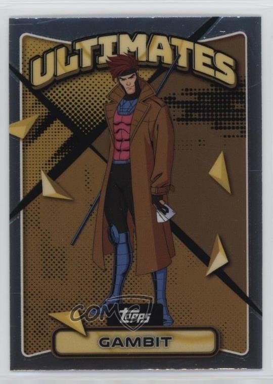 2025 Topps Finest X-Men '97 Rare Gold Gambit #81 0b7