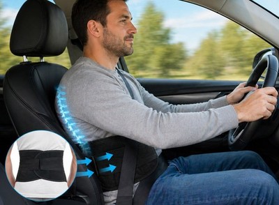 Work Back Support Belt Lower Back Brace Lumbar Support for Lifting Driving - XL