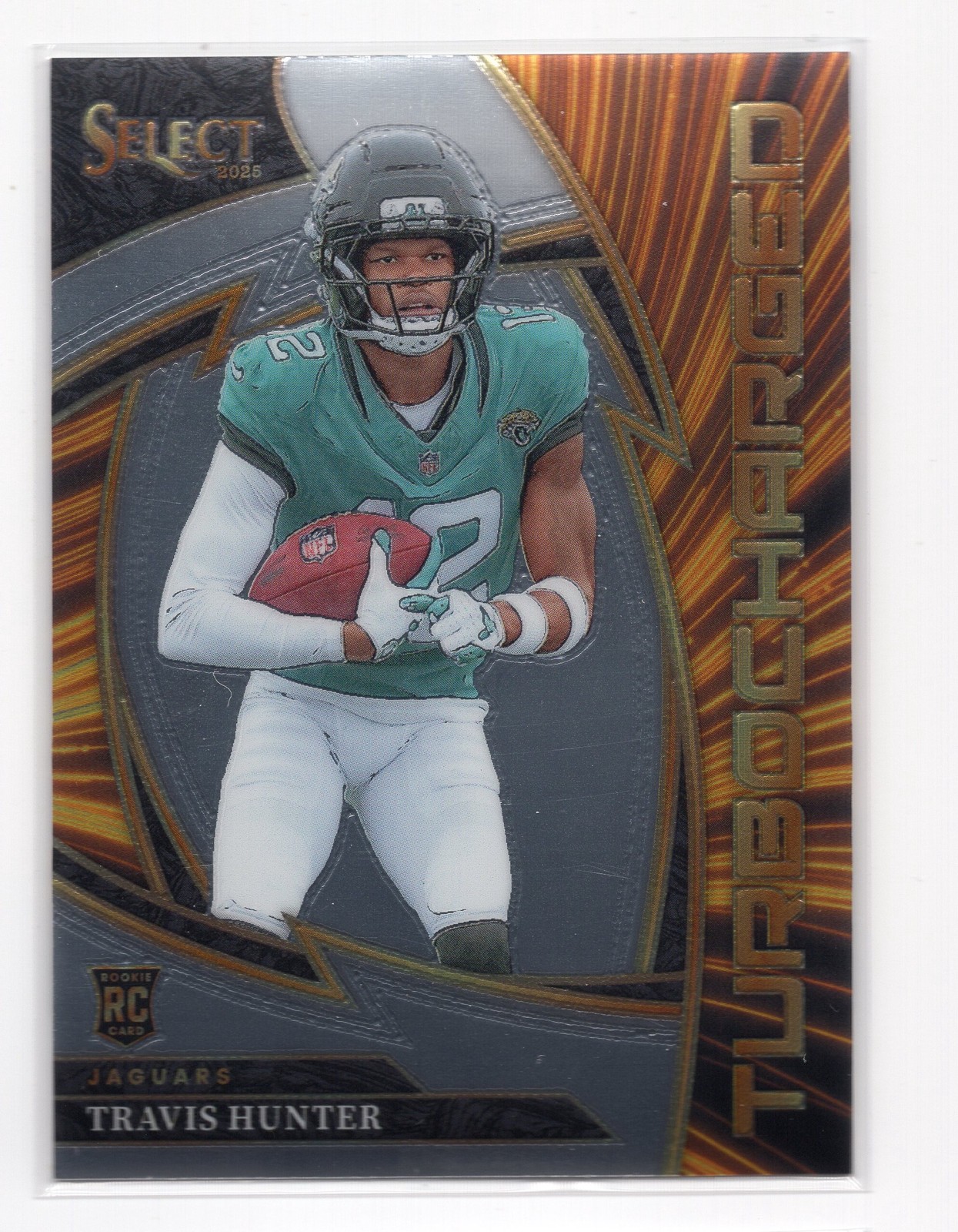 Travis Hunter 2025 Panini Select #11 Turbocharged Jacksonville Jaguars