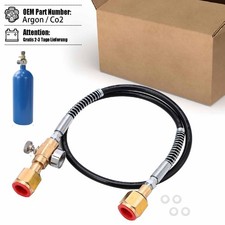 Gasumfüllschlauch Mit Manometer 1M Für Argon Co2 W21,8 X 1/14" R 200bar Gewinde 