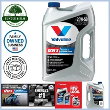 Valvoline VR1 Racing SAE 20W-50 High Performance High Zinc Motor Oil 5 QT