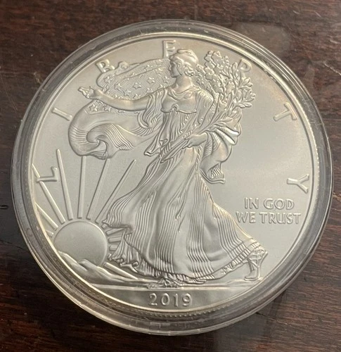2019 Walking Liberty Silver Dollar Coin 1 oz .999 Fine Silver Uncirculated