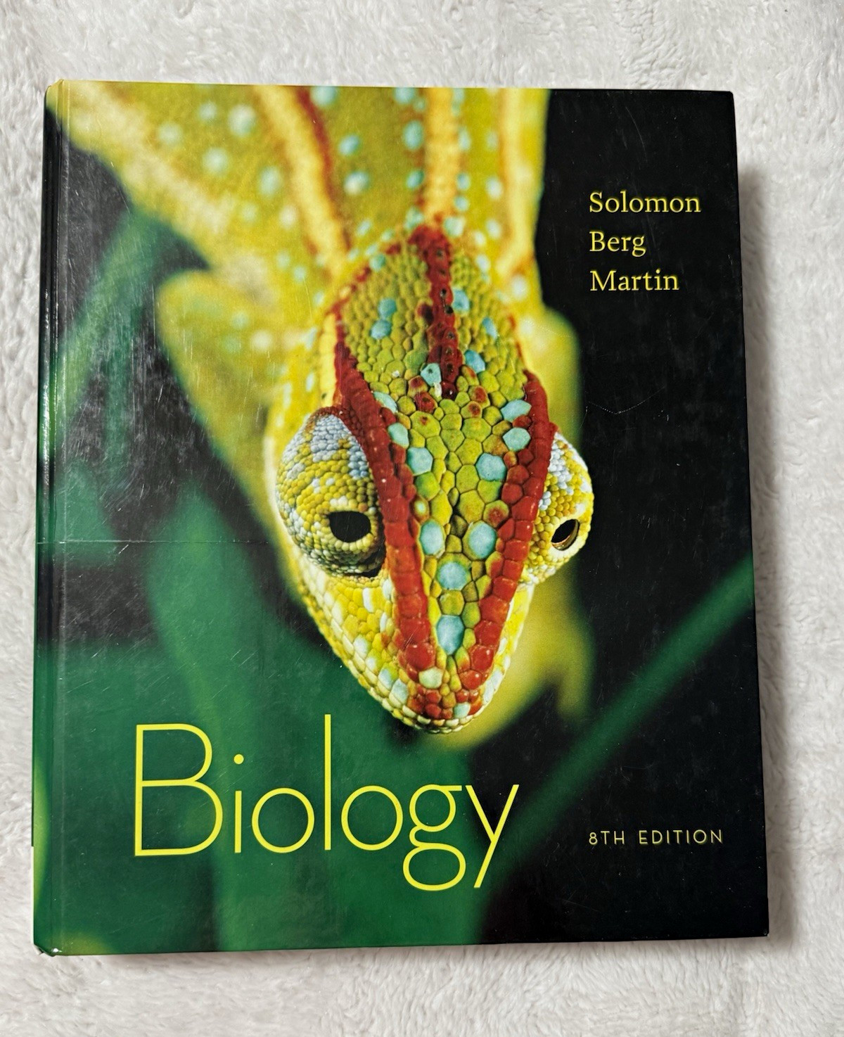 Biology 8th Edition Hardcover Textbook Solomon Berg Martin 2008 Brooks/Cole