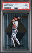 1999 BOWMAN'S BEST #134 MARK DEROSA PSA 10