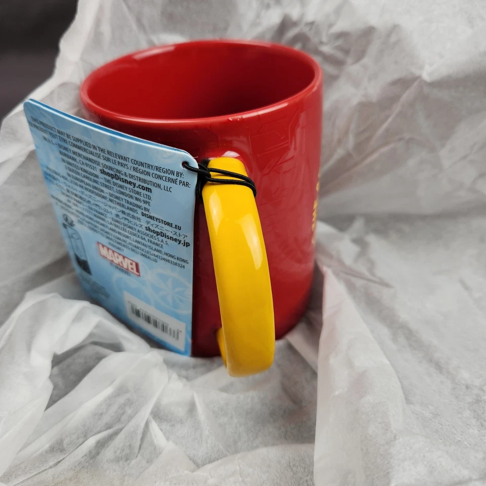 Taza Marvel Iron Man Reactiva al Calor Cambio de Color 16oz Reactor Arco Taza Disney Nueva Foto 4 de 4