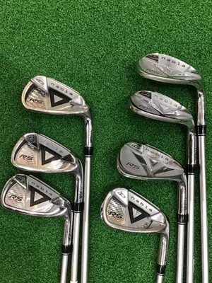 2014 PRGR iD nabla RS TITAN FACE 6~SW 7pc R-flex Iron Set Golf Clubs J812