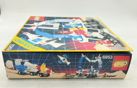 LEGO 6953 Cosmic Laser Launcher INLAY BOX ORIGINAL BOX GOOD Space Futuron Vintage Retro