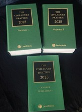 The Civil Court Practice 2025 Volume 1 & 2 w/...