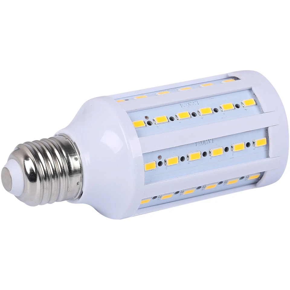 12-Pack 75W Eq. LED Bulb 60-Chip Corn Light E26 1100lm 10W Soft Warm 3000K - Image 2 of 4