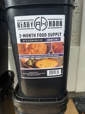 Ready Hour 3-Month Emergency Food Supply Bucket – 2022 – 25-Year Shelf Life