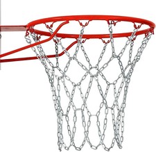 Basketball Chain Net, Heavy Duty 304 Stainless Steel Metal Replacement for Outdo