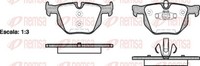 Bremsbelagsatz Scheibenbremse Remsa 0381.70 FüR E90 E91 BMW 3Er Touring E92 E93