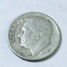 1946 D Roosevelt Dime 90% Silver Circulated Coin Free Shipping #8755