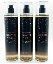 3-Pack Bath  Body Works INTO THE NIGHT Fine Fragrance Mist Spray 8 fl.oz