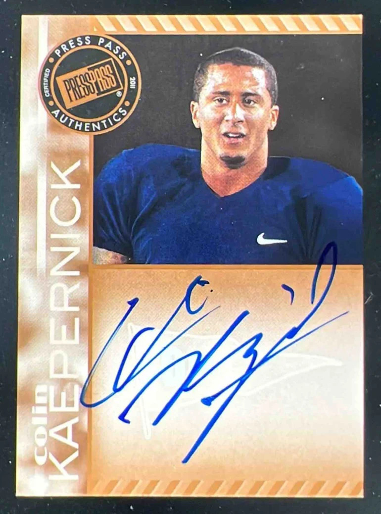 Colin Kaepernick Press Pass Autographs #PPSJW Base