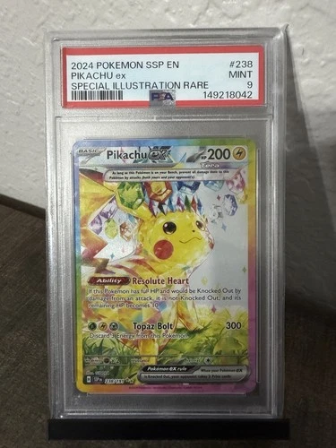 New Listing2024 Pokemon Pikachu EX SIR 238 PSA 9