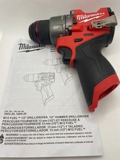Milwaukee 3404-20 12V Fuel 1/2" Cordless Hammer Drill/Driver