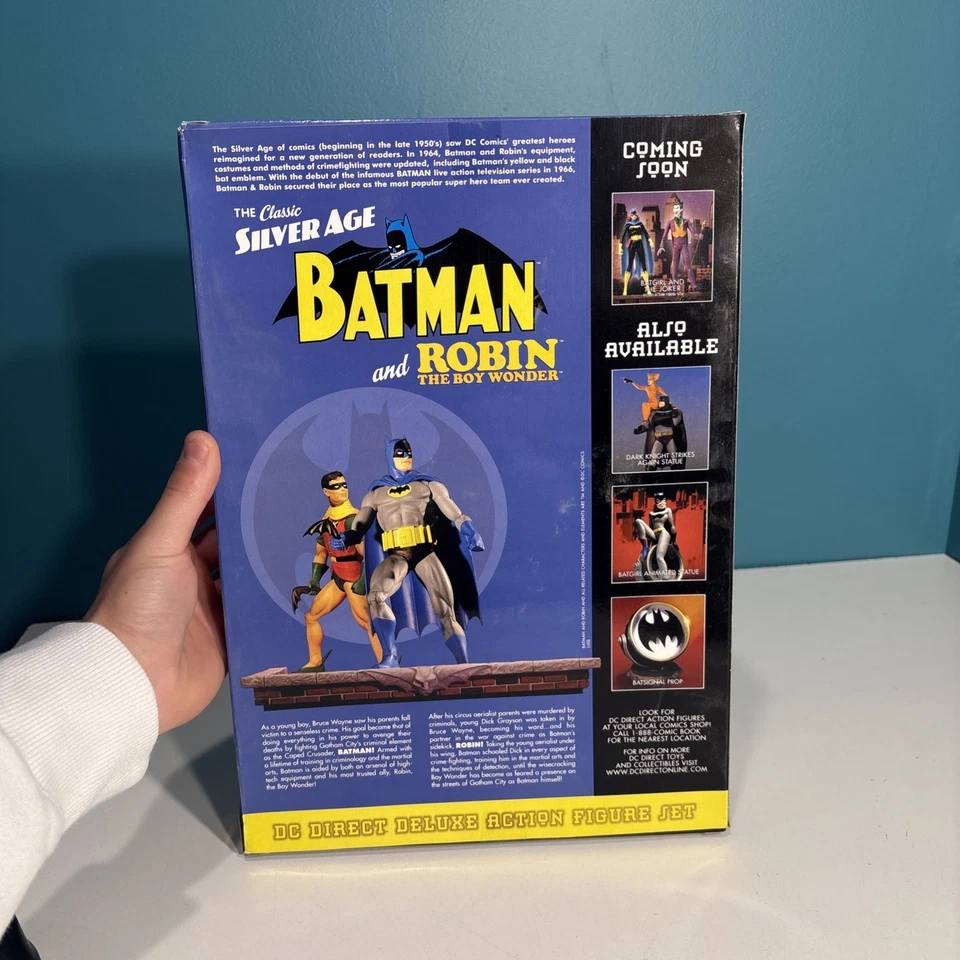 Figos de ação DC Direct The Classic Silver Age Batman & Robin The Boy Wonder - Novo na caixa - Imagem 3 de 3